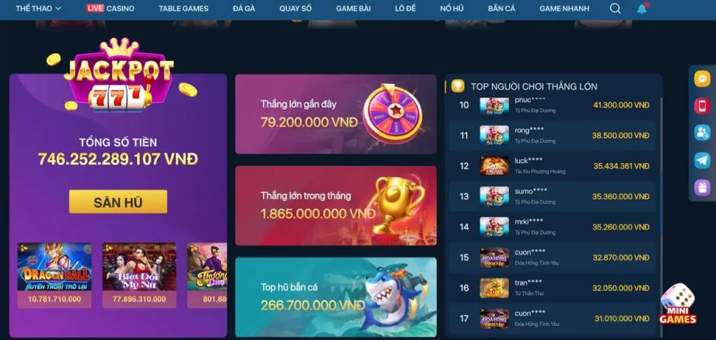 Trò chơi Nổ Hũ Video Hiện Đại với đồ họa 3D ấn tượng